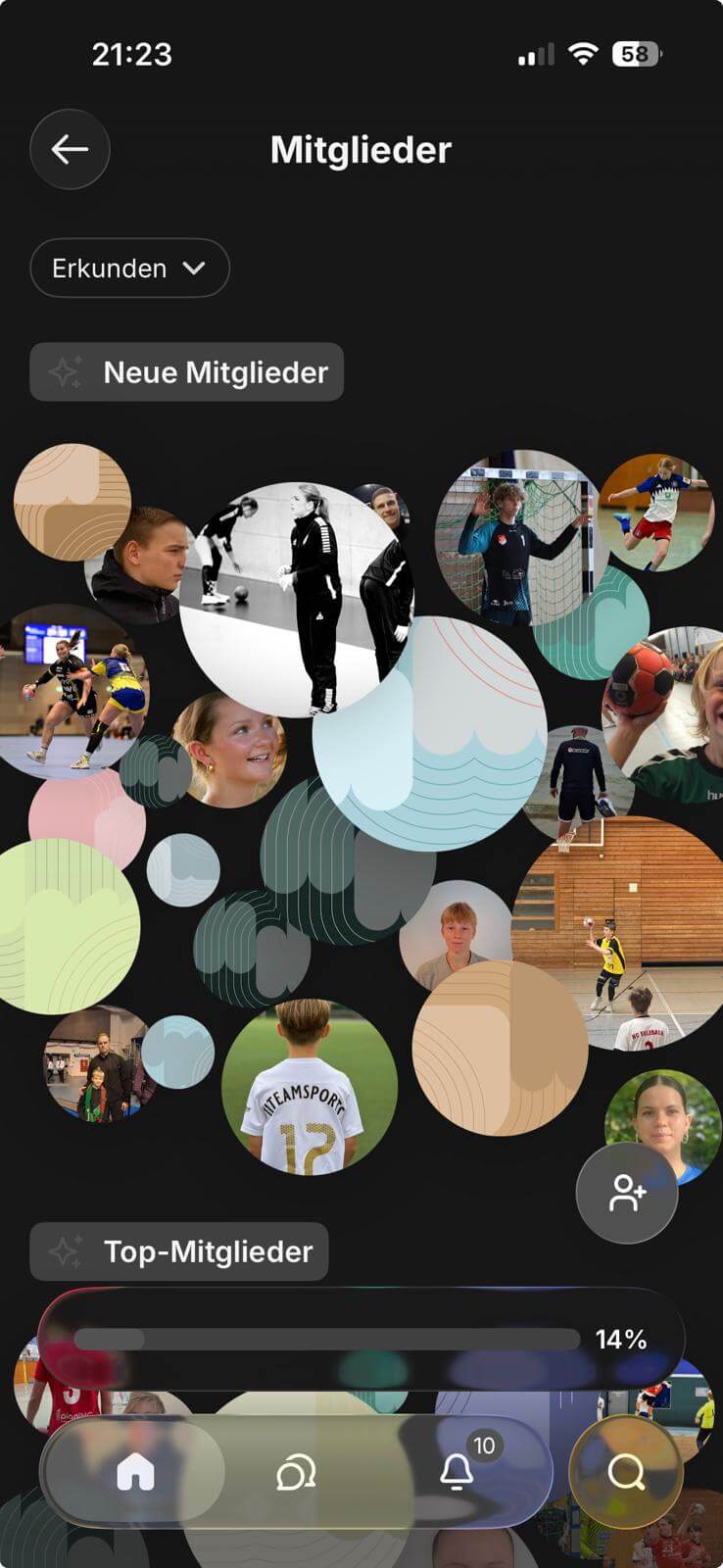11Coaching App – Mitglieder-Community